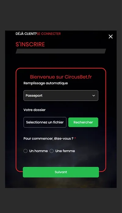 Bonus d'inscription - CircusBet - Page 1
