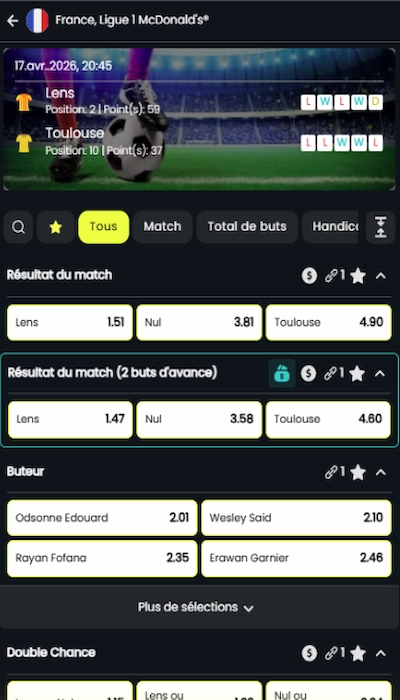 Cotes DAZN Bet