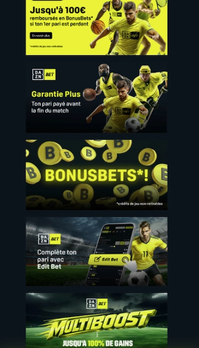 Promotions DAZN Bet