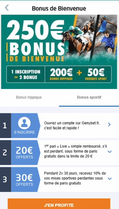 Nos explications sur le bonus GenyBet