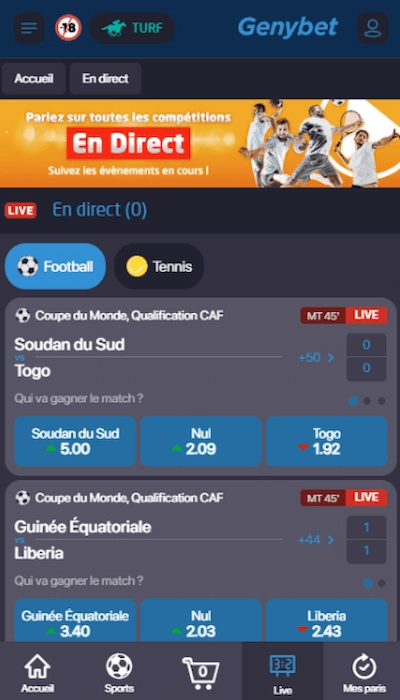 GenyBet Live 