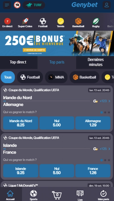 Le point sur le site genybet.fr