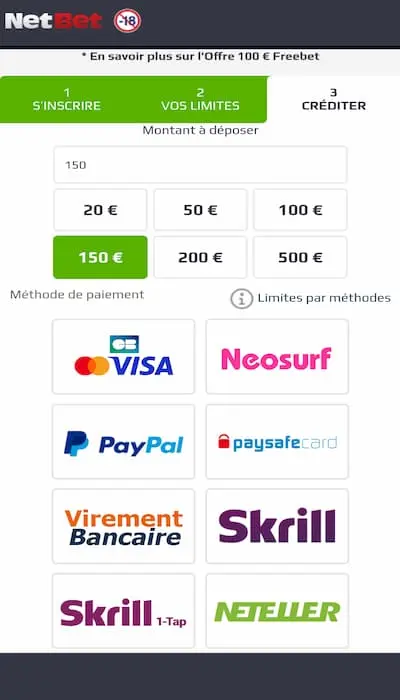 Code Promo NetBet - 3