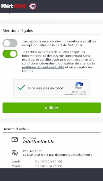 Code Promo NetBet - 4