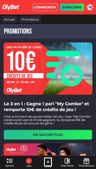 Promotions OlyBet