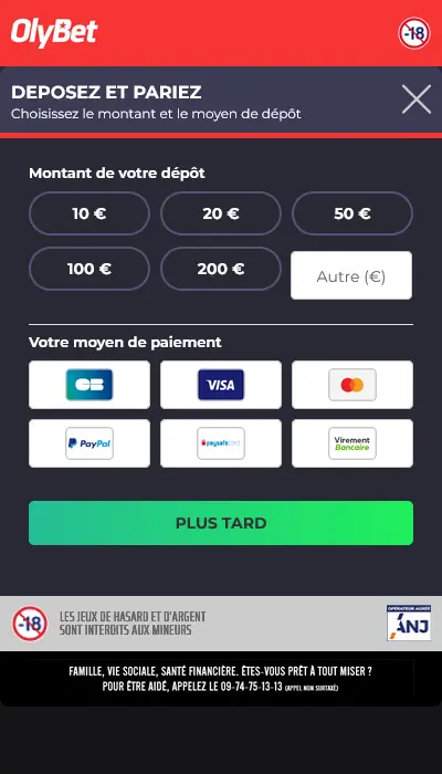Code promo OlyBet - Page 3