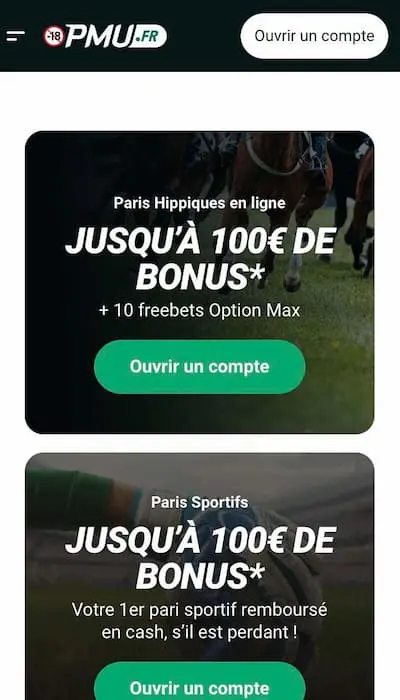 Inscription PMU