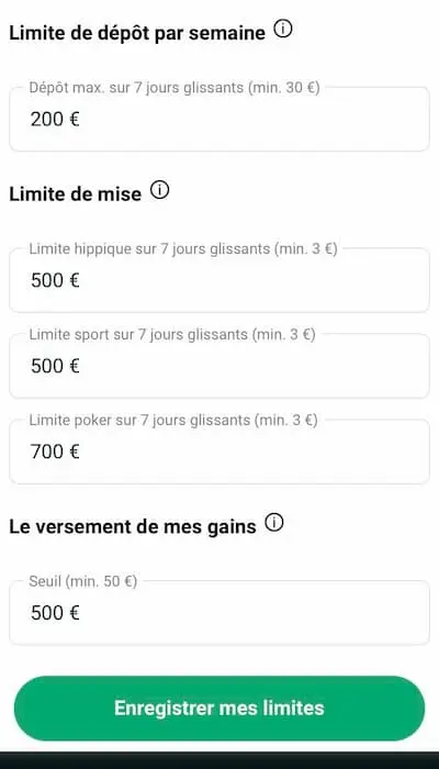 Inscription PMU
