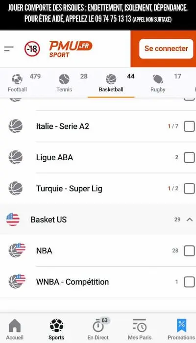 Types de paris sportifs - PMU