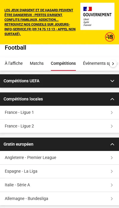 Types de paris sportifs - Pokerstars Sports