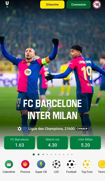 Application Unibet