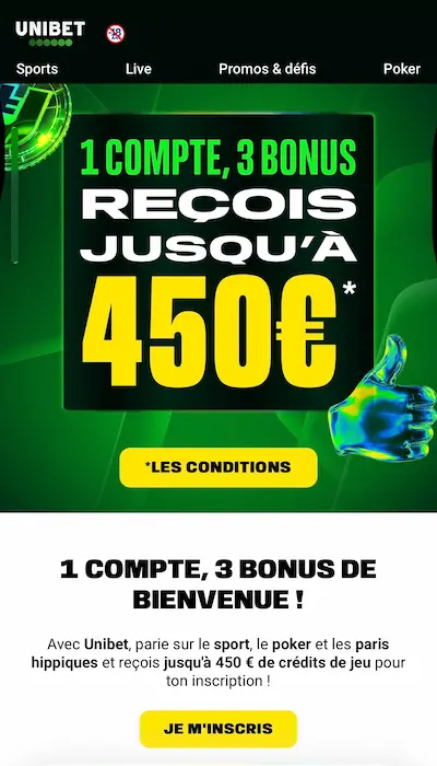 Unibet bonus