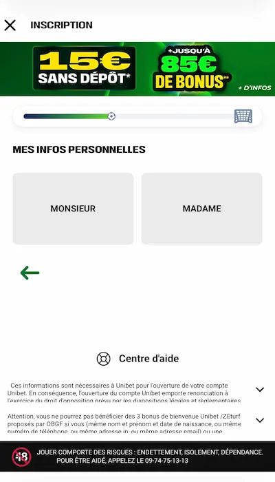 Inscription Unibet - Page 3