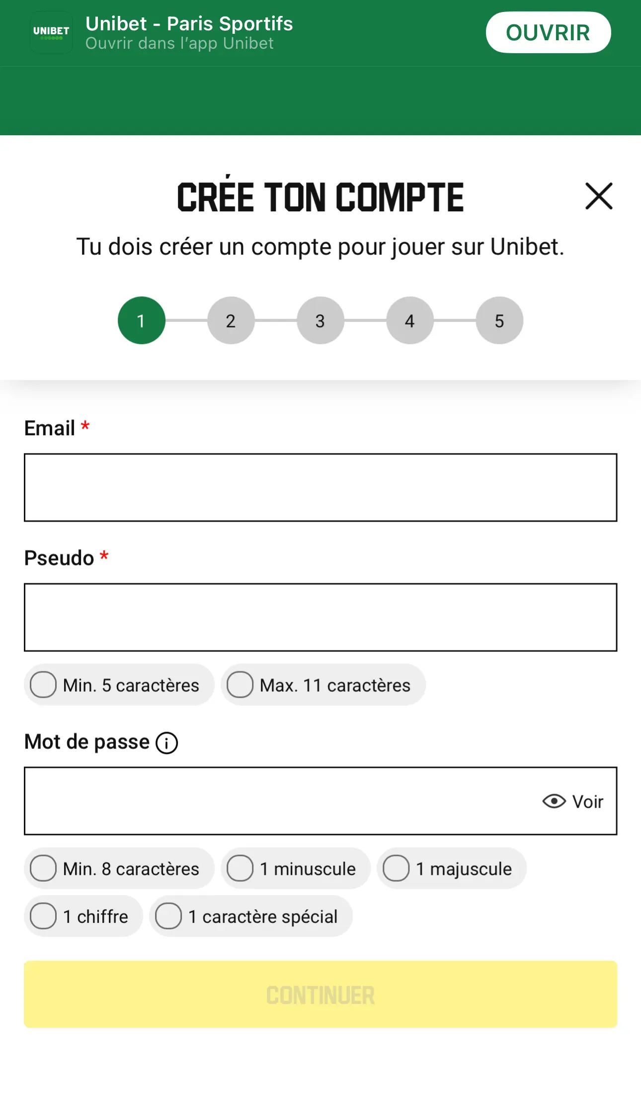 Code Promo Unibet - 1