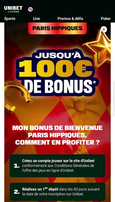 Bonus Turf Unibet