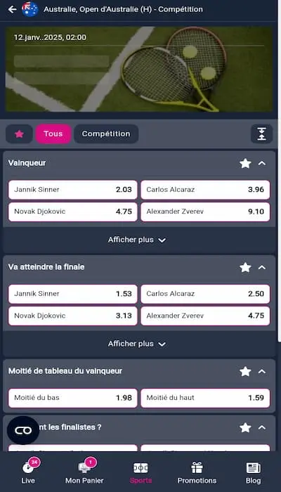 Paris outrights Vbet