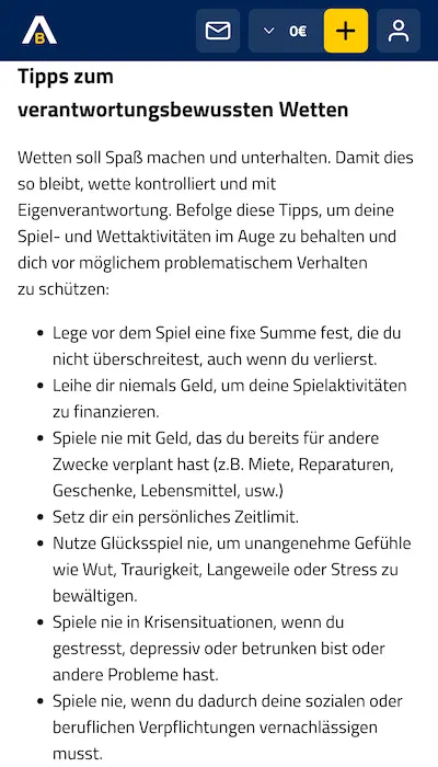 AdmiralBet Vertrauenswürdigkeit