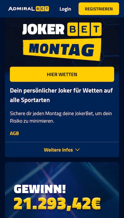 Joker Bet Montag