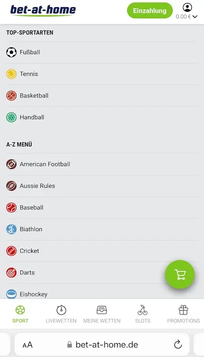Bet-at-home Website