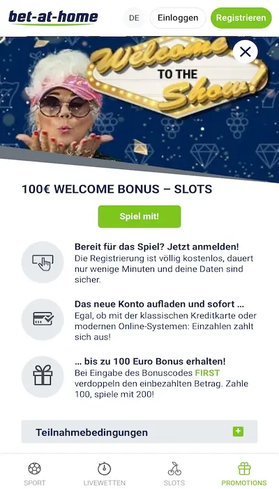Bet-at-home Promo Aktionen