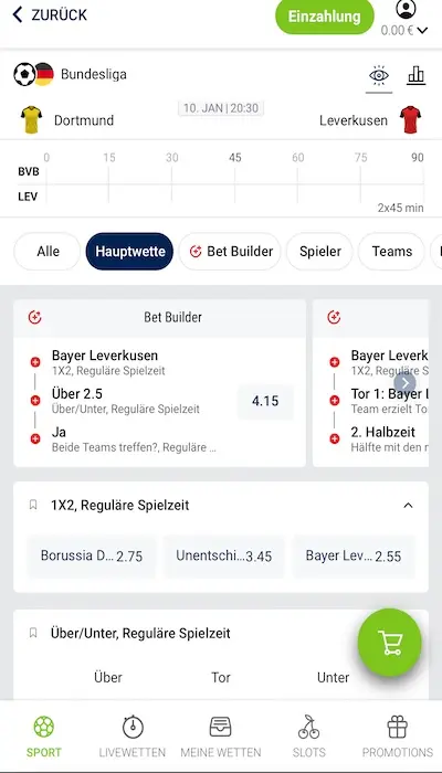 Bet-at-home Quoten