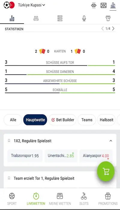 Bet-at-home Livewetten