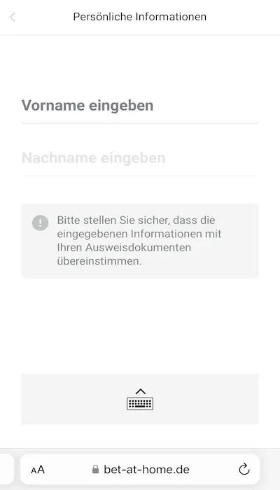 Bet-at-home Registrierung - Seite 3