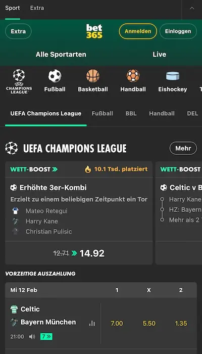 Bet365 Website