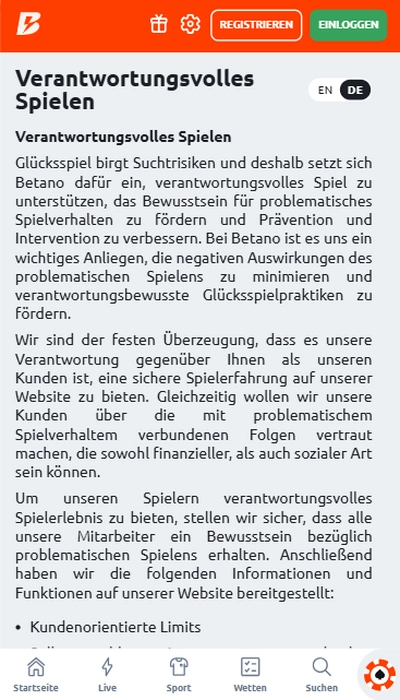 Betano Sicherheit