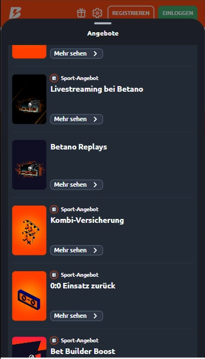 Betano Angebote