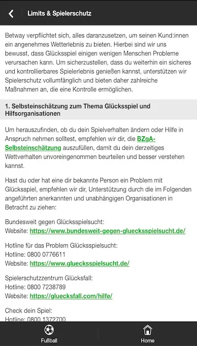 Betway Sicherheit