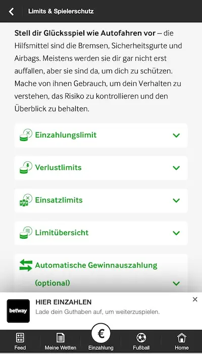 Betway Sicherheit