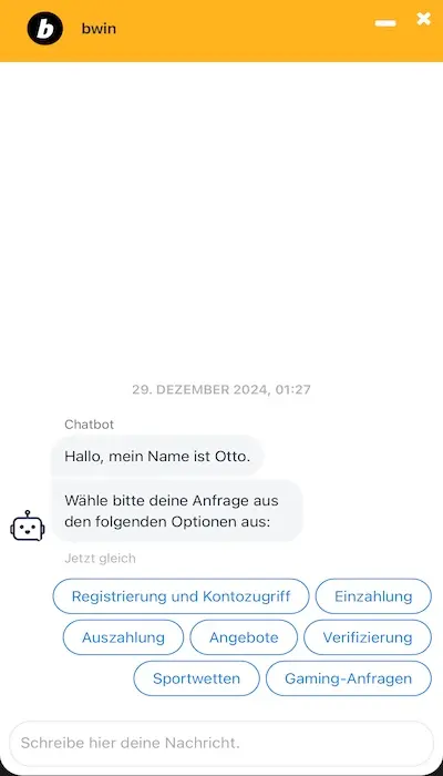 Bwin Hilfe