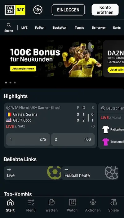 DAZN Bet Erfahrung