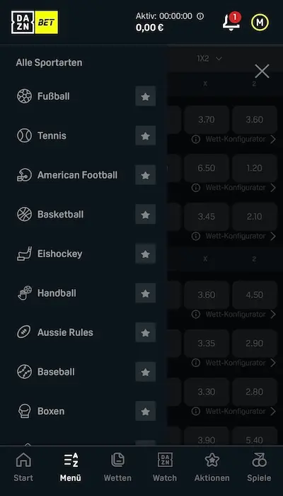 DAZN Bet Sport