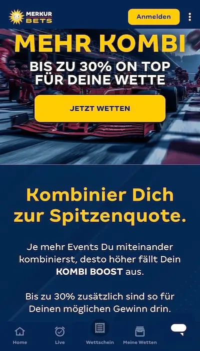 Merkur Bets Kombi Bonus
