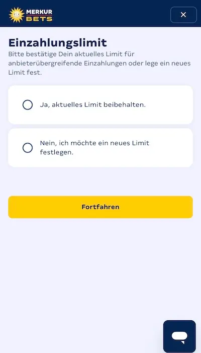 Merkur Bets Konto Erföffnung