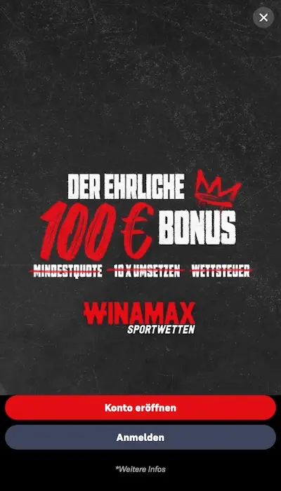 Winamax Promo Code