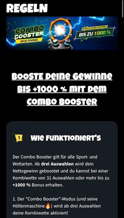 Winamax Combo Booster