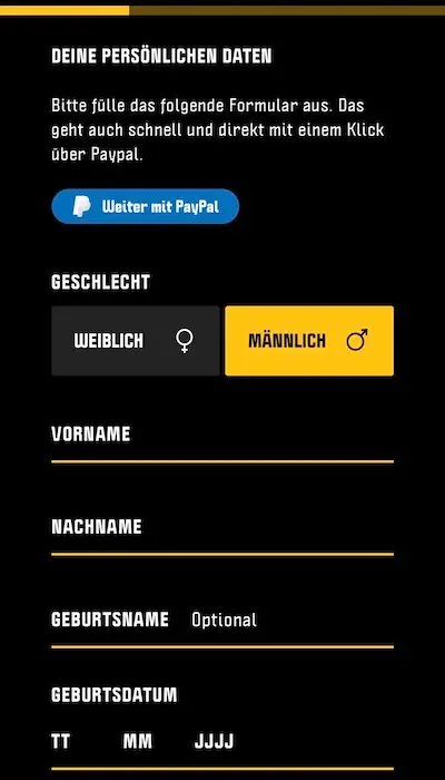 Winamax Registrierung