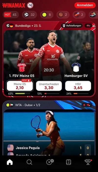 Winamax Website