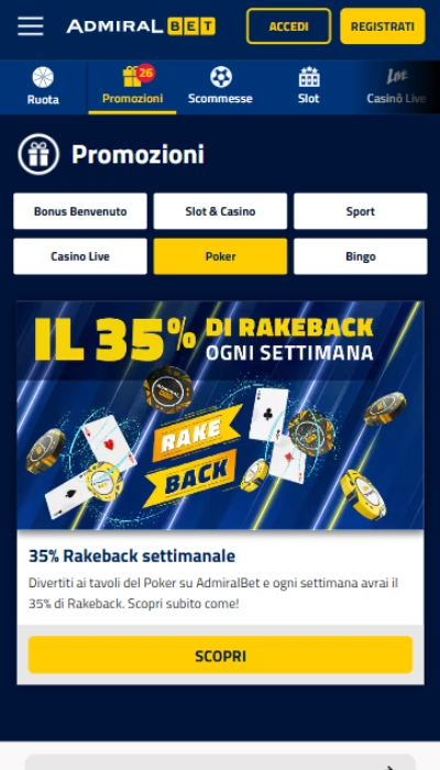 bonus poker Admiralbet