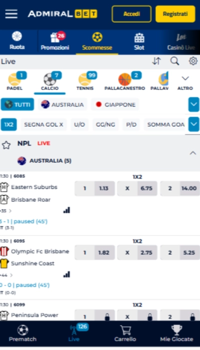 live AdmiralBet