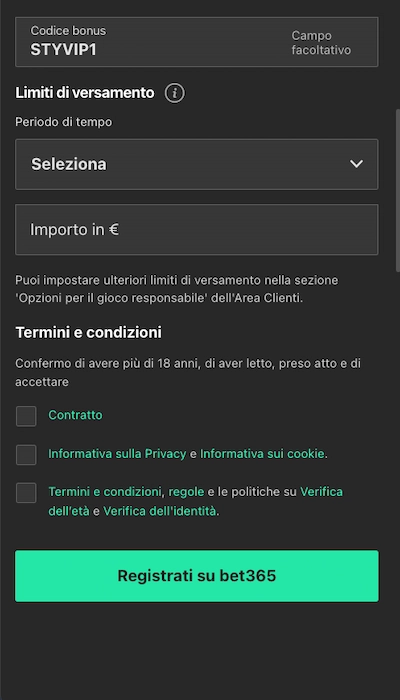 Bet365 registrazione - Pagina 4