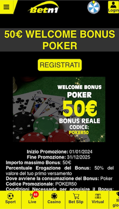 betn1 bonus poker
