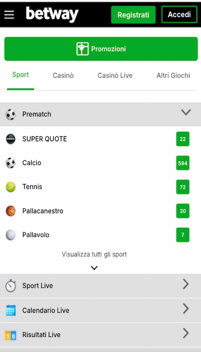 sito Betway
