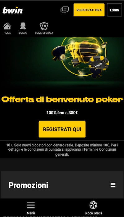 bonus Bwin poker