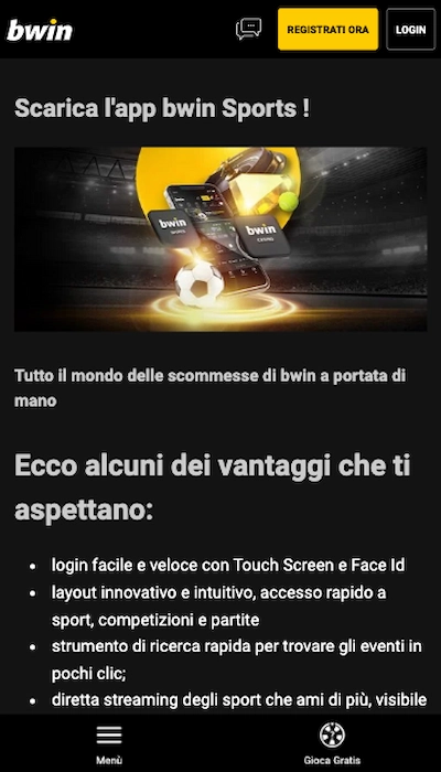 app Bwin