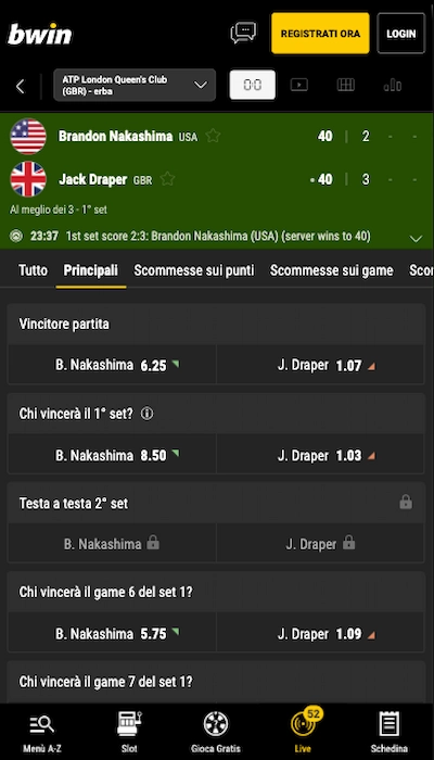 live Bwin