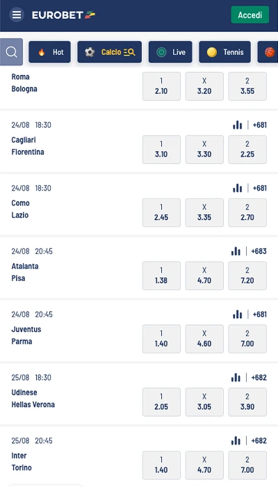quote Eurobet